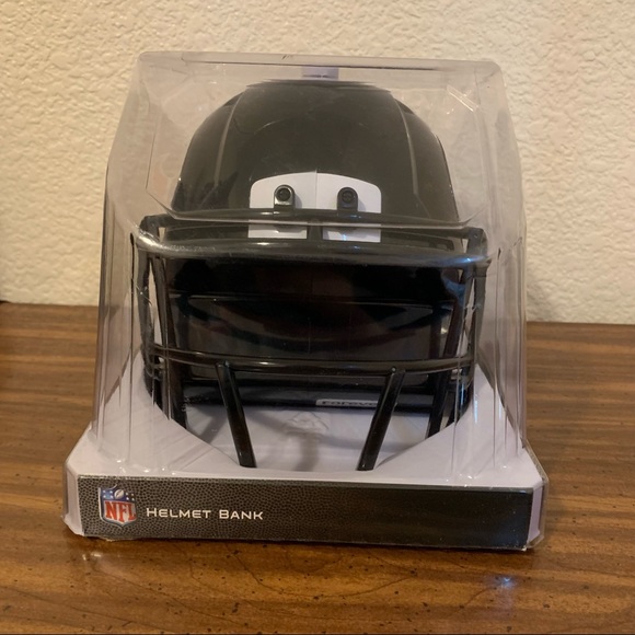 NFL Football ABS Mini 8" Helmet Coin Bank Houston Texans Forever Collectibles - Picture 2 of 4